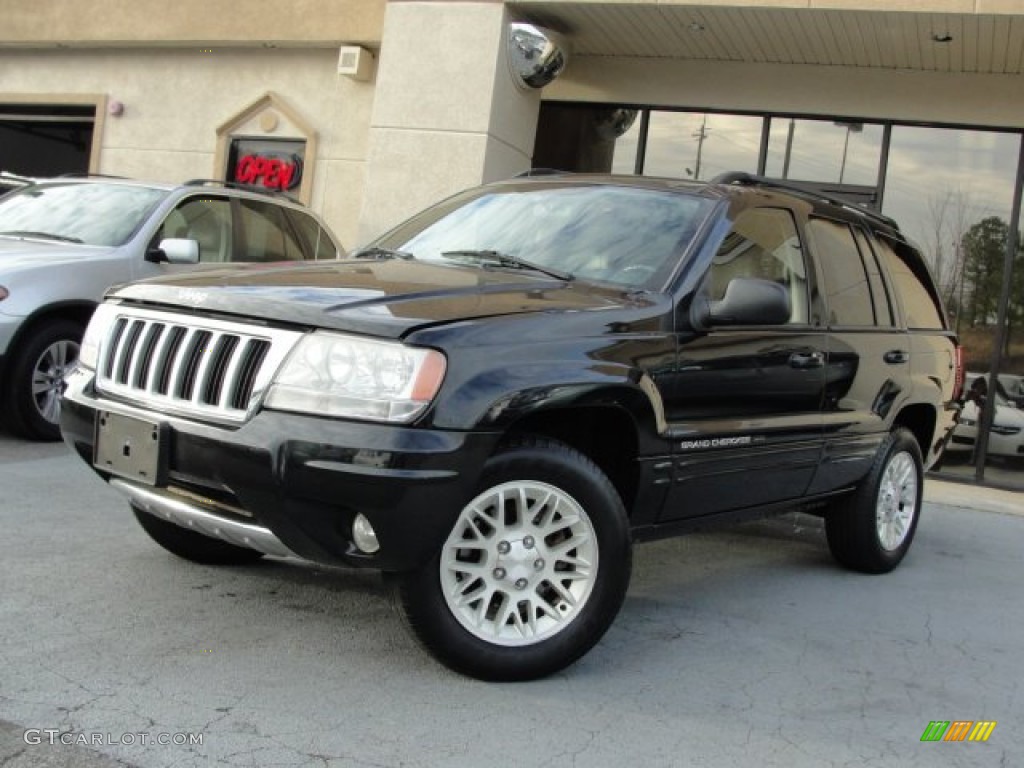 2004 Grand Cherokee Limited - Brillant Black Crystal Pearl / Dark Slate Gray photo #1