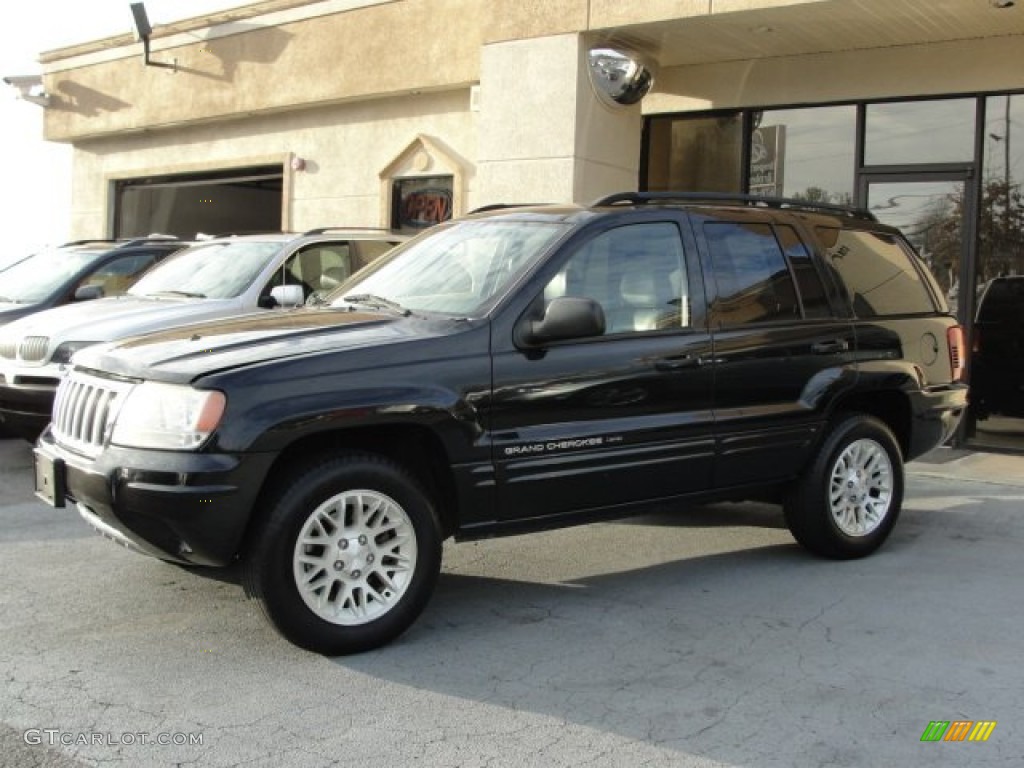 2004 Grand Cherokee Limited - Brillant Black Crystal Pearl / Dark Slate Gray photo #3