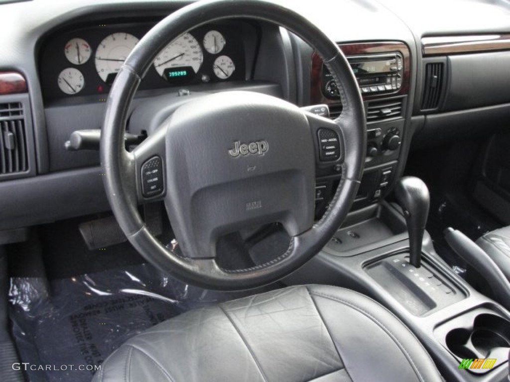 2004 Grand Cherokee Limited - Brillant Black Crystal Pearl / Dark Slate Gray photo #12