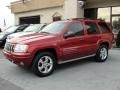 2003 Inferno Red Tinted Pearlcoat Jeep Grand Cherokee Overland 4x4  photo #3