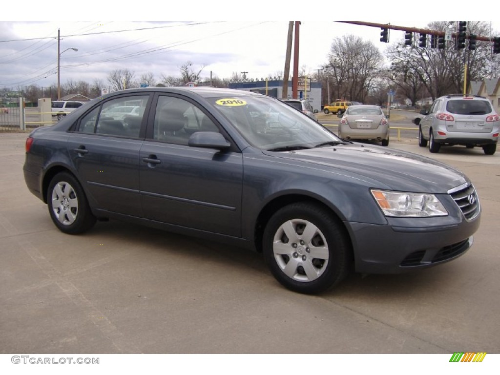 2010 Sonata GLS - Slate Blue / Gray photo #3
