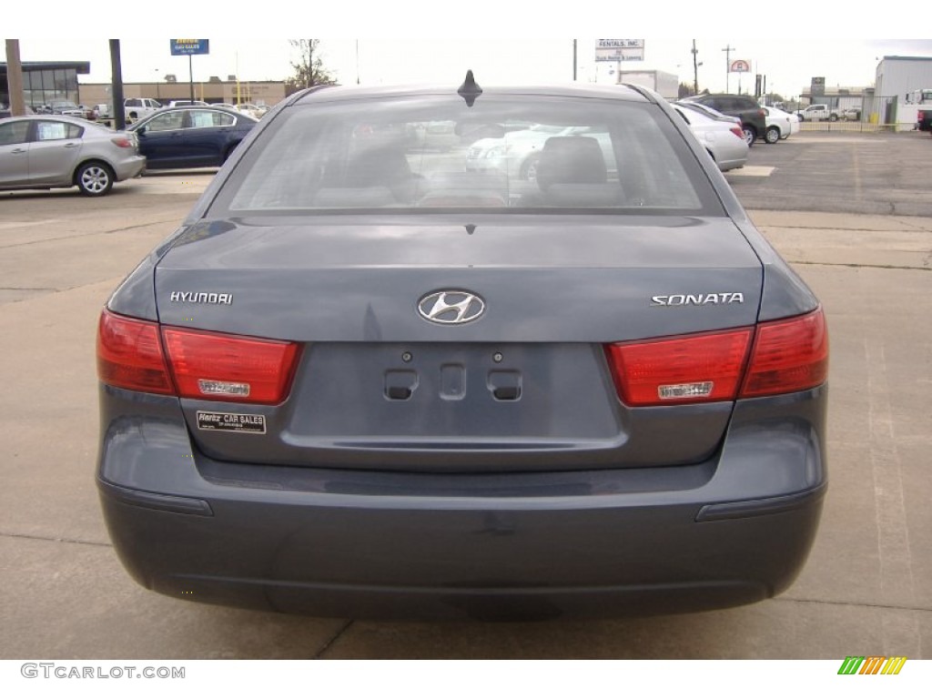 2010 Sonata GLS - Slate Blue / Gray photo #4