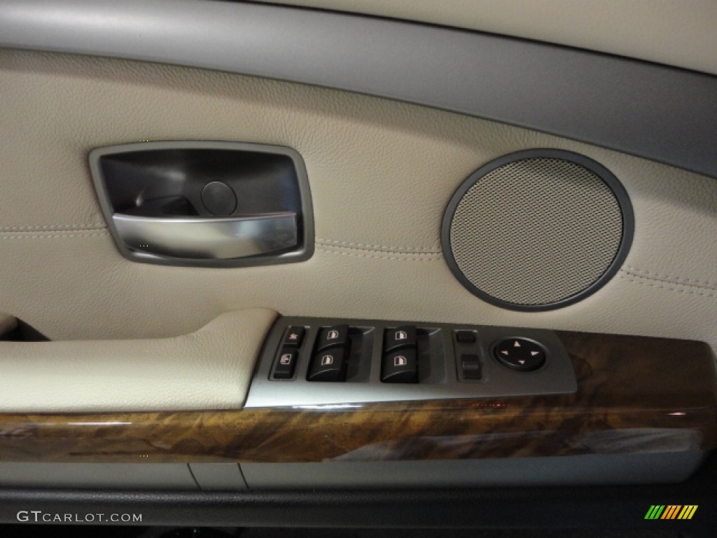 2008 7 Series 750Li Sedan - Monaco Blue Metallic / Cream Beige photo #10