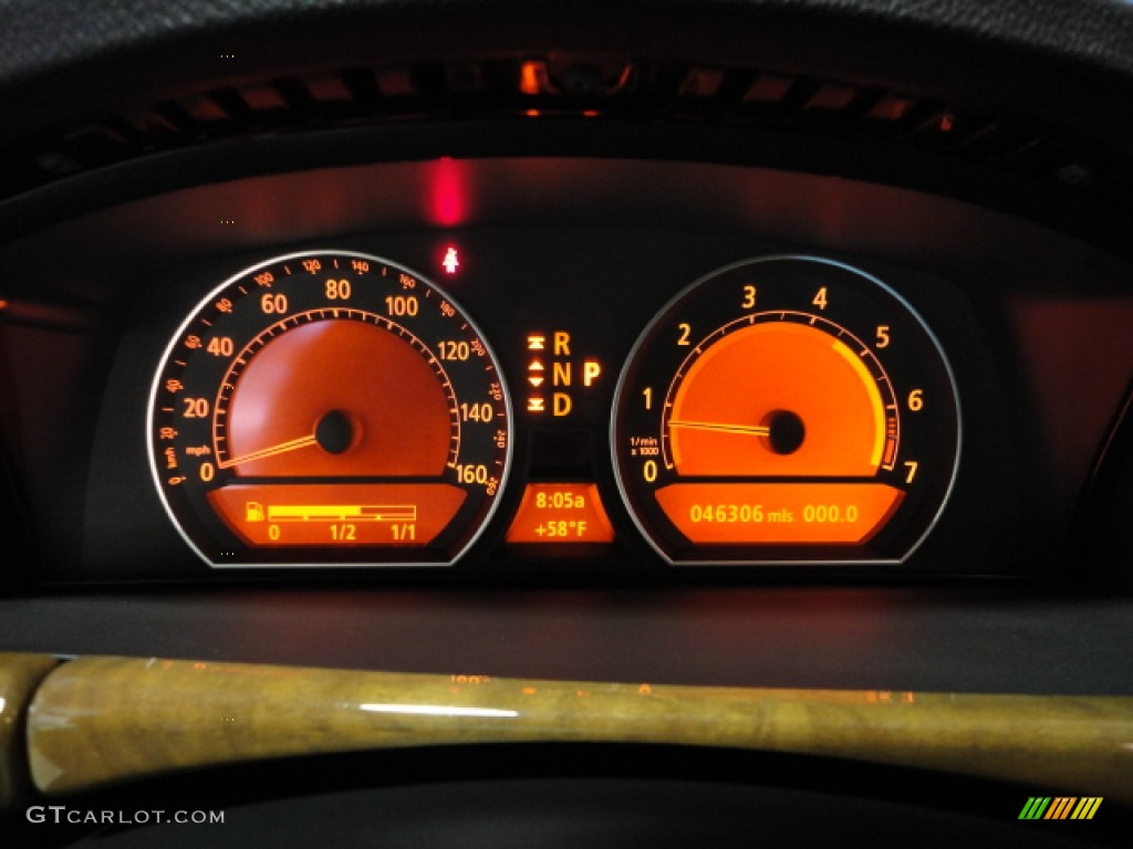 2008 BMW 7 Series 750Li Sedan Gauges Photo #60416907