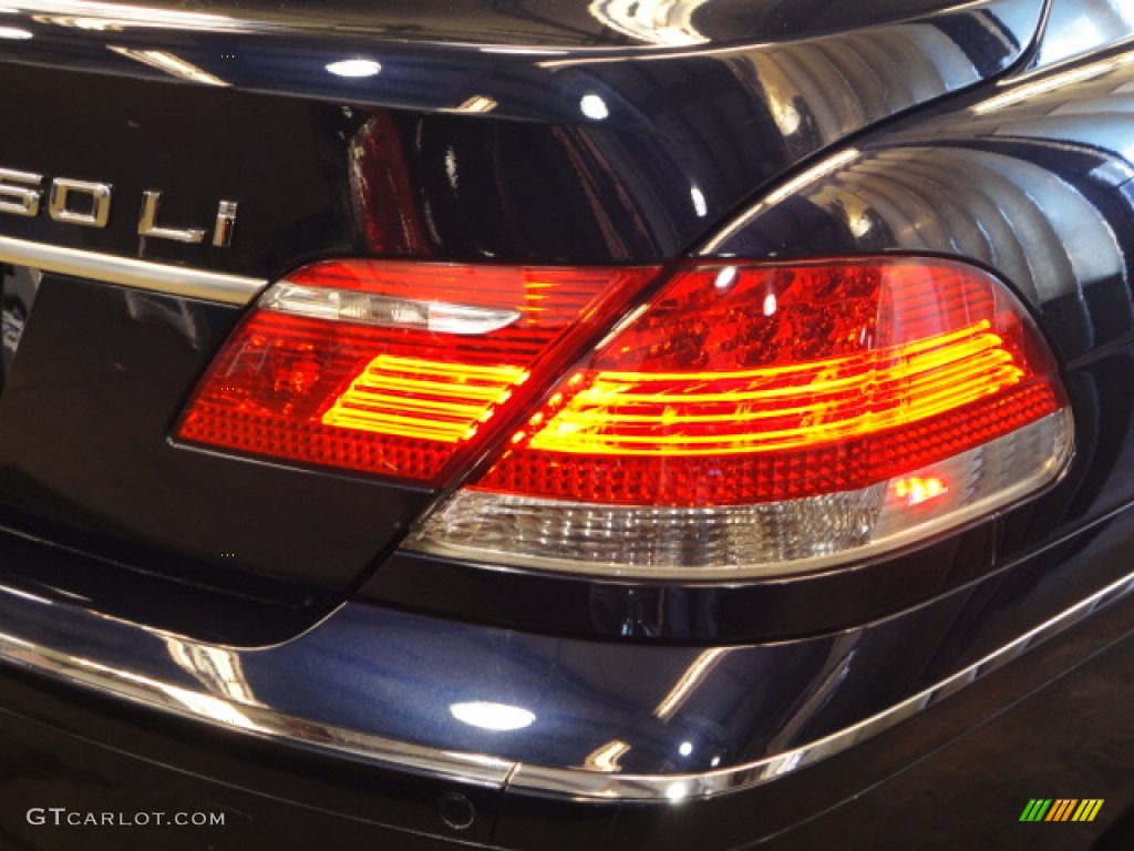 2008 7 Series 750Li Sedan - Monaco Blue Metallic / Cream Beige photo #43
