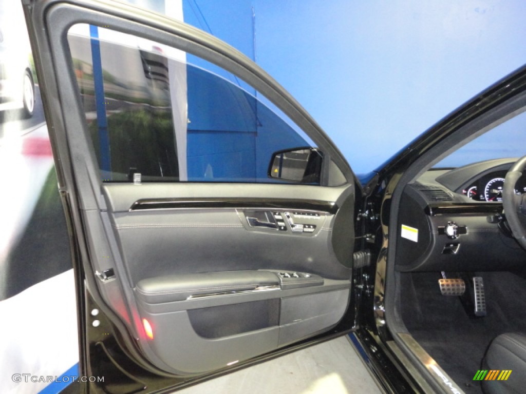 2011 Mercedes-Benz S 63 AMG Sedan AMG Black Door Panel Photo #60418331