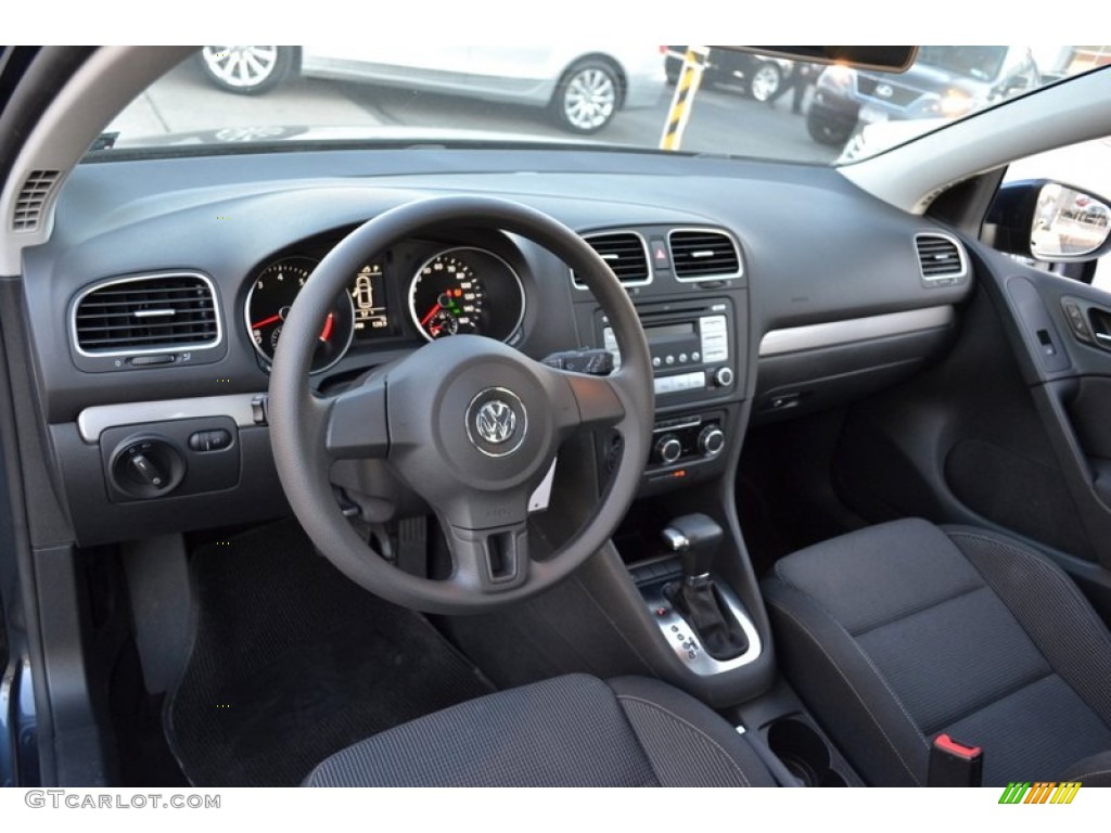 2010 Volkswagen Golf 4 Door Titan Black Dashboard Photo #60418789