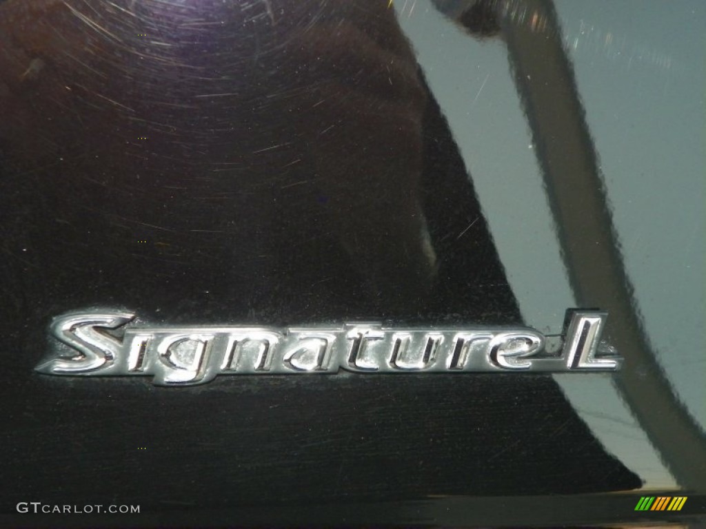 2008 Town Car Signature L - Black / Medium Light Stone photo #10