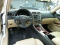 2008 Lexus IS Cashmere Beige Interior Interior Photo