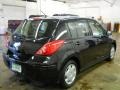 2009 Super Black Nissan Versa 1.8 S Hatchback  photo #2