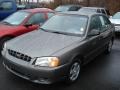 Charcoal gray 2000 Hyundai Accent GL Sedan