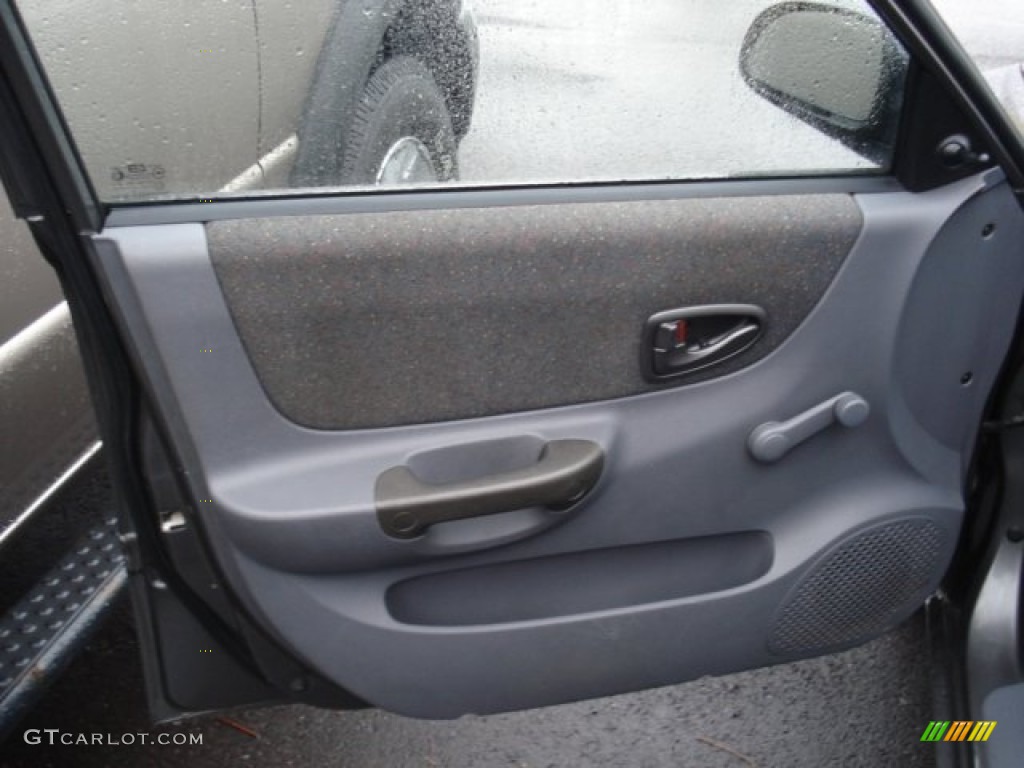 2000 Accent GL Sedan - Charcoal gray / Gray photo #10