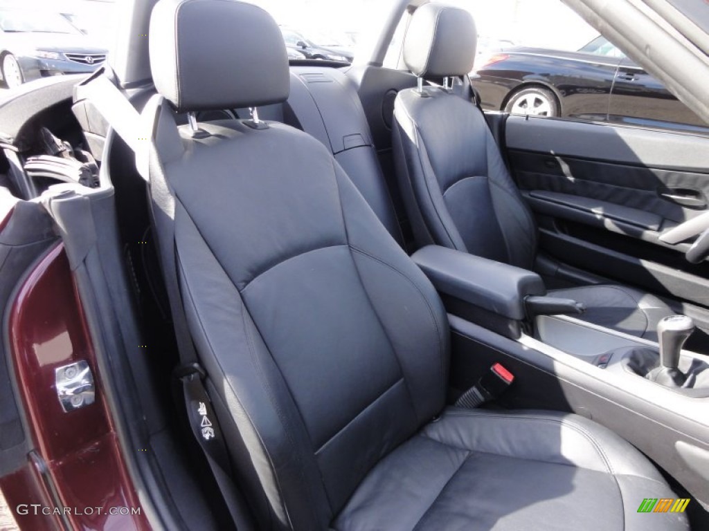 2004 Z4 3.0i Roadster - Merlot Red Metallic / Black photo #21