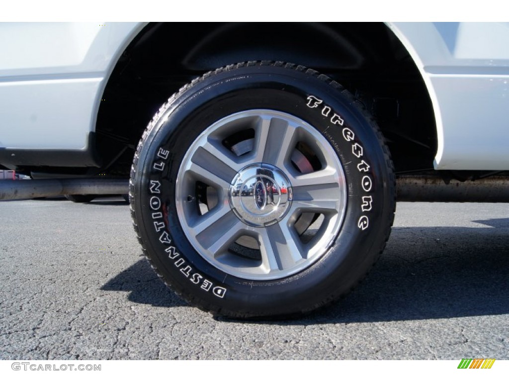 2005 F150 XLT SuperCab - Oxford White / Medium Flint/Dark Flint Grey photo #17