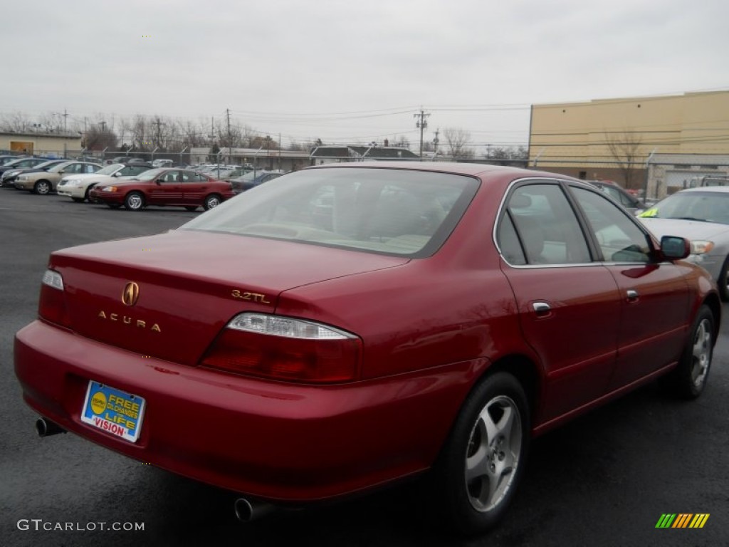 2002 TL 3.2 - Firepepper Red Pearl / Parchment photo #2