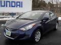 2011 Indigo Blue Pearl Hyundai Elantra GLS  photo #1