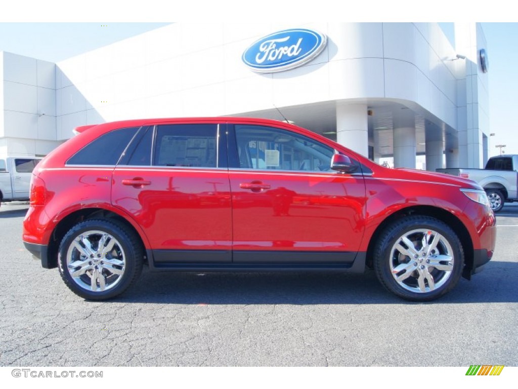 2012 Edge Limited EcoBoost - Red Candy Metallic / Medium Light Stone photo #1