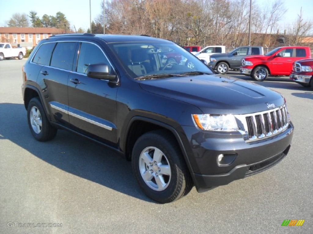 2012 Grand Cherokee Laredo - Maximum Steel Metallic / Black photo #2