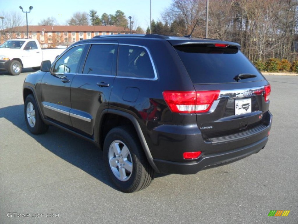 2012 Grand Cherokee Laredo - Maximum Steel Metallic / Black photo #3