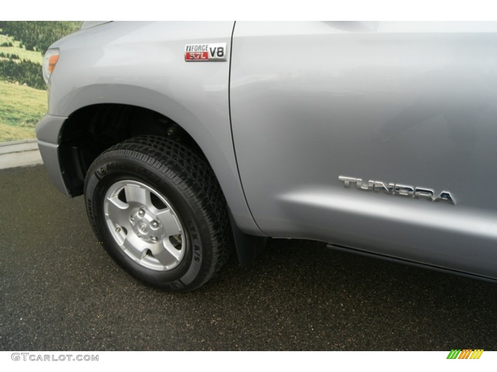 2008 Tundra Limited Double Cab 4x4 - Silver Sky Metallic / Graphite Gray photo #25