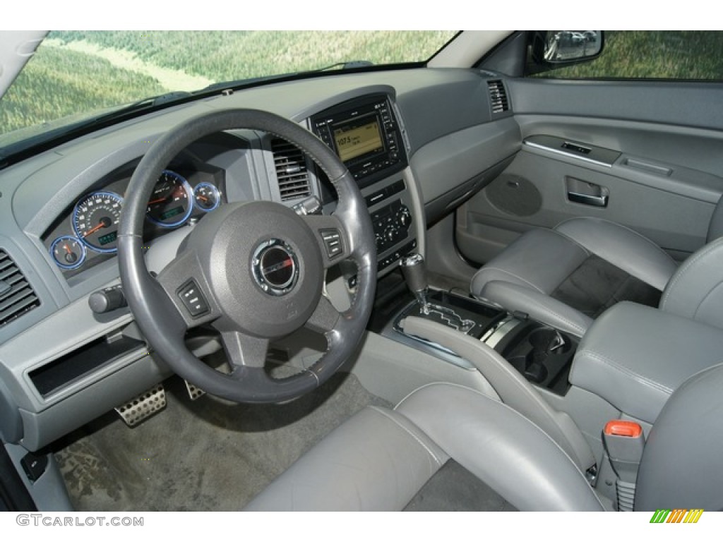 2007 Jeep Grand Cherokee SRT8 4x4 Medium Slate Gray Dashboard Photo #60429908