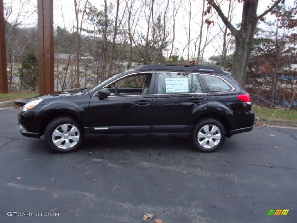 Crystal Black Silica 2012 Subaru Outback 2.5i Premium Exterior Photo #60430715