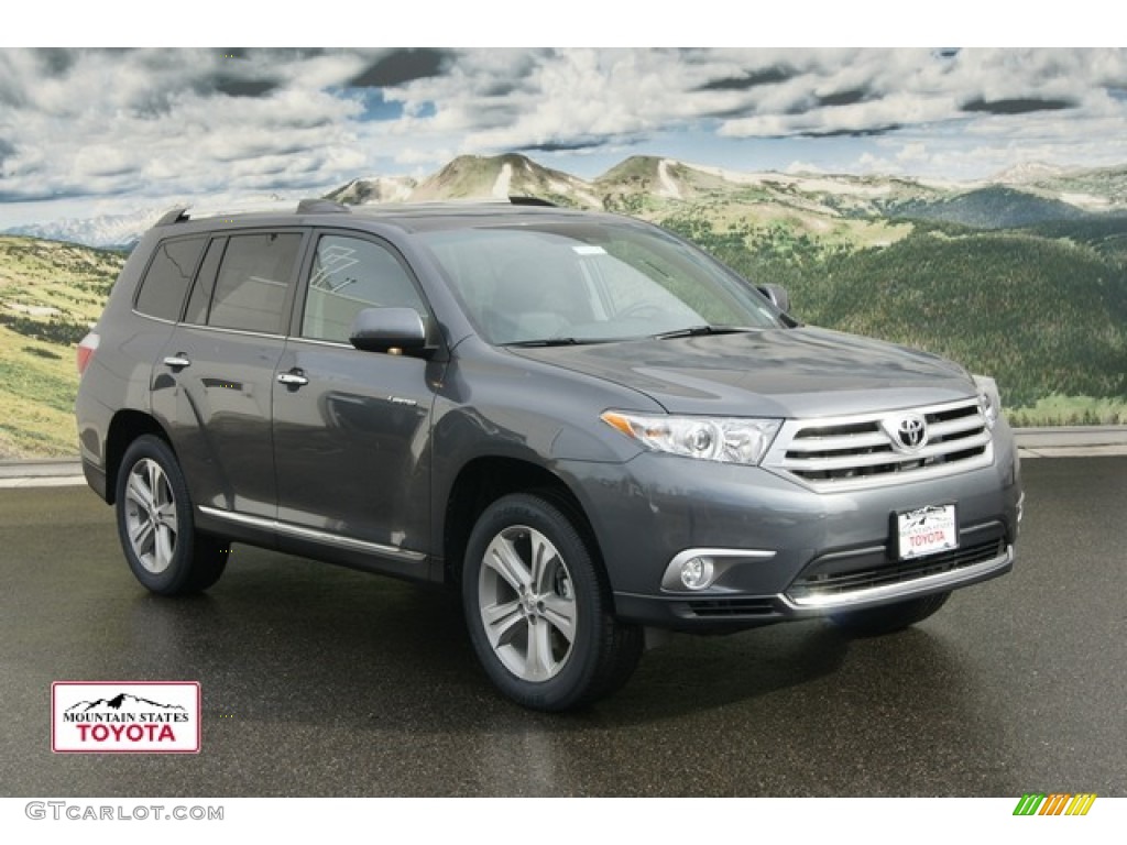 2012 Magnetic Gray Metallic Toyota Highlander Limited 4wd 60378531