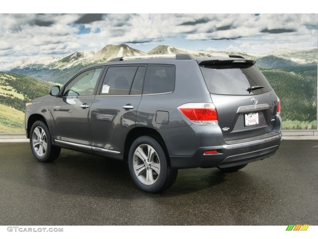 2012 Highlander Limited 4WD - Magnetic Gray Metallic / Black photo #3