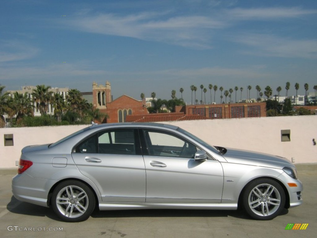 Iridium Silver Metallic 2012 Mercedes-Benz C 250 Sport Exterior Photo #60432434