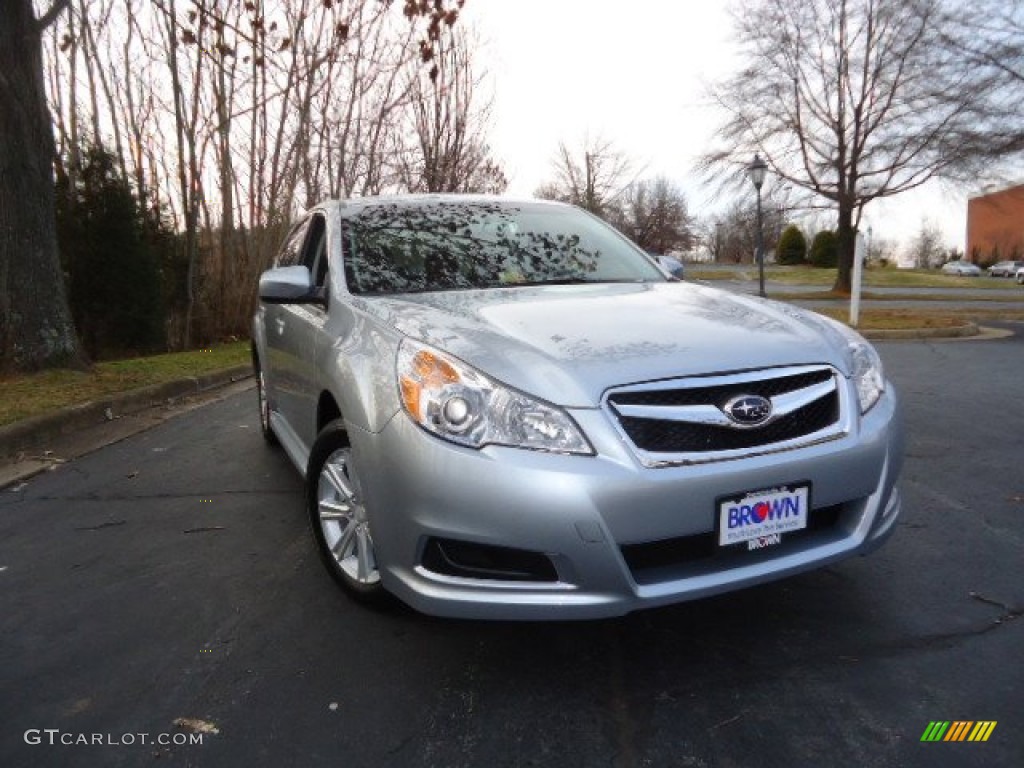 2012 Legacy 2.5i Premium - Ice Silver Metallic / Off Black photo #1