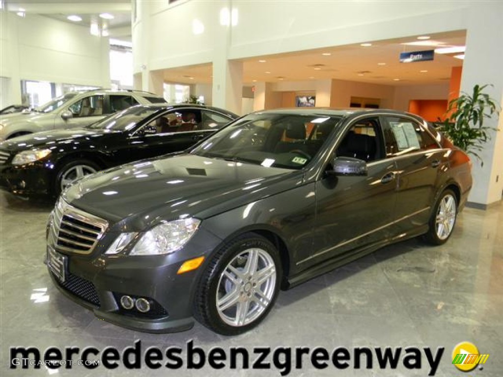 2010 E 350 Sedan - Steel Grey Metallic / Black photo #1