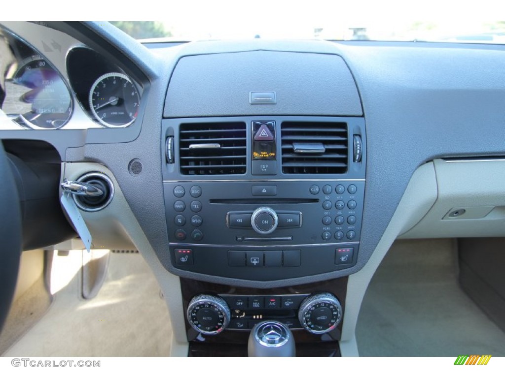 2009 C 300 4Matic Sport - Capri Blue Metallic / Almond/Mocha photo #14