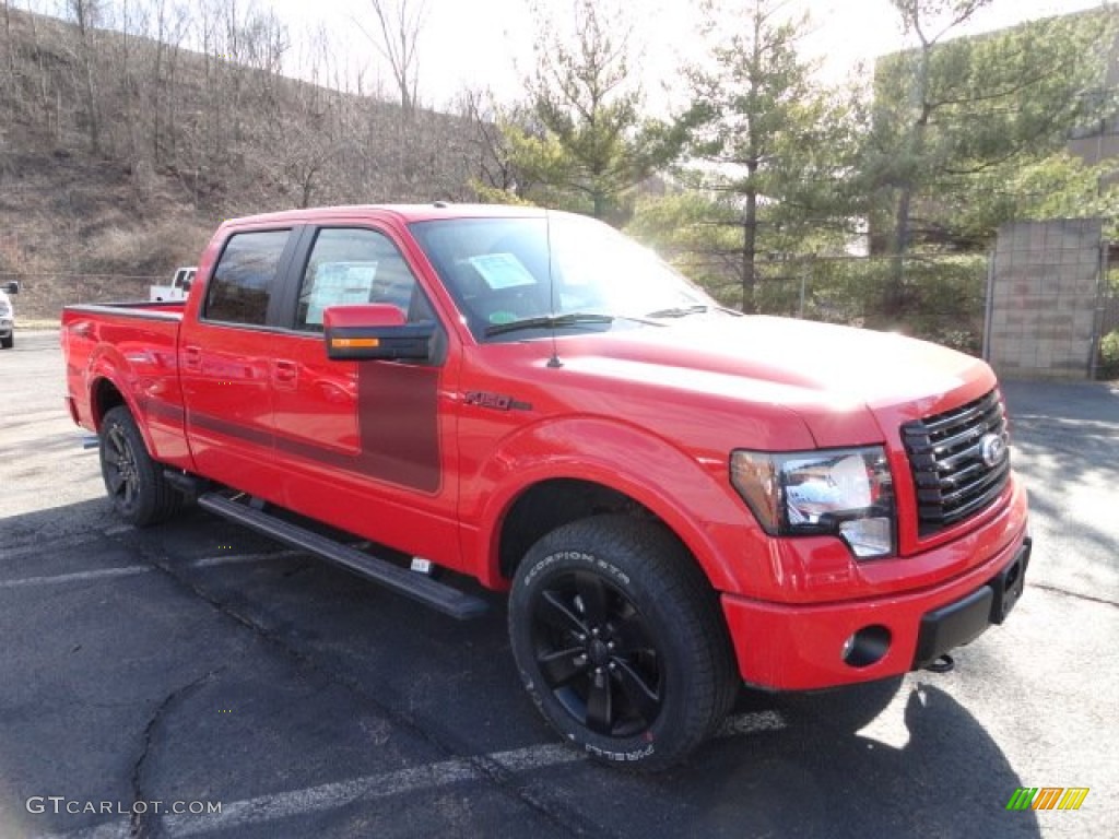 2012 F150 FX4 SuperCrew 4x4 - Race Red / FX Sport Appearance Black/Red photo #1