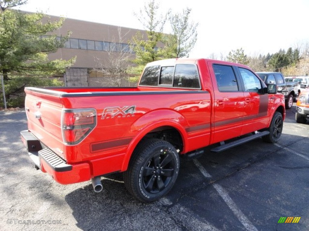 2012 F150 FX4 SuperCrew 4x4 - Race Red / FX Sport Appearance Black/Red photo #2