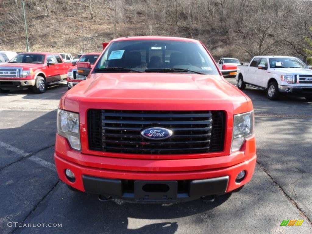 2012 F150 FX4 SuperCrew 4x4 - Race Red / FX Sport Appearance Black/Red photo #6