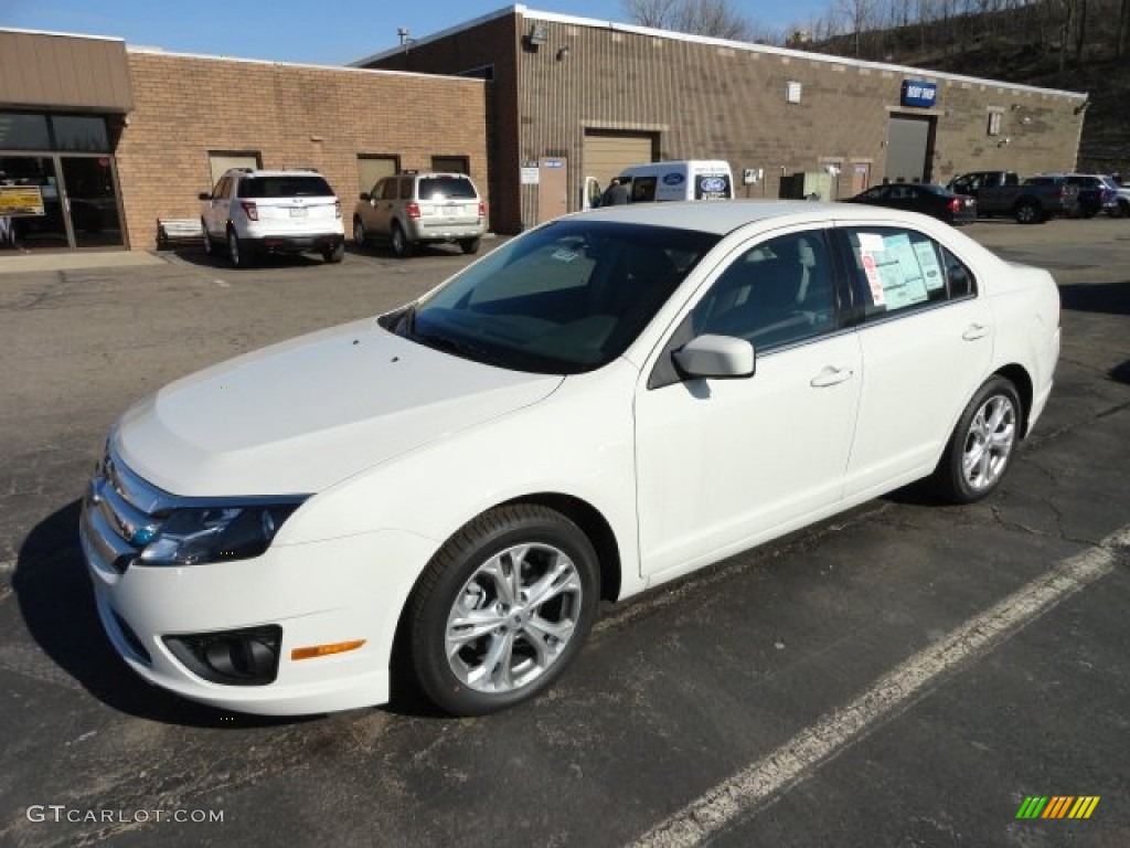 White Suede 2012 Ford Fusion SE Exterior Photo #60435161