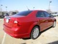 2012 Red Candy Metallic Ford Fusion Hybrid  photo #3