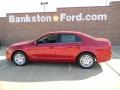 2012 Red Candy Metallic Ford Fusion Hybrid  photo #6