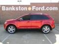 2012 Red Candy Metallic Ford Edge SEL EcoBoost  photo #6