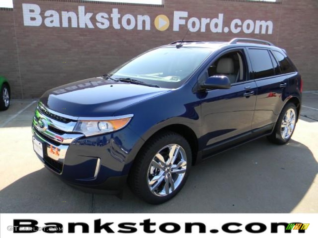 Dark Blue Pearl Metallic Ford Edge