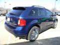 2012 Dark Blue Pearl Metallic Ford Edge SEL EcoBoost  photo #3