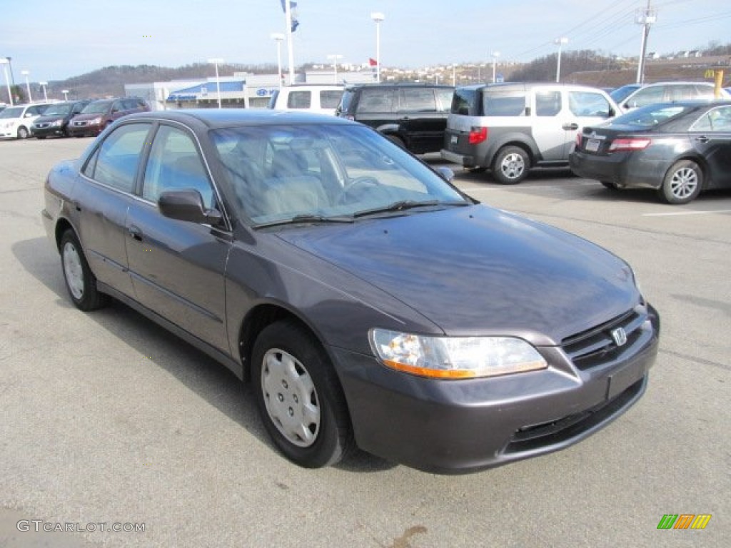 1999 Accord LX Sedan - Raisin Pearl / Gray photo #8