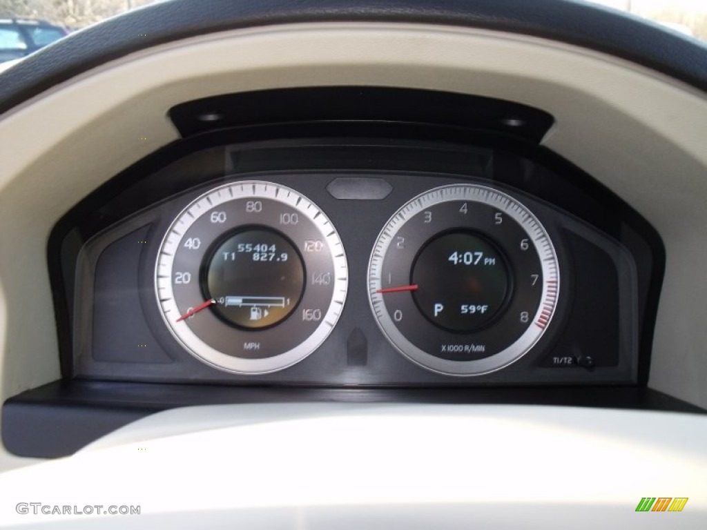 2010 S80 T6 AWD - Caspian Blue Metallic / Sandstone photo #10