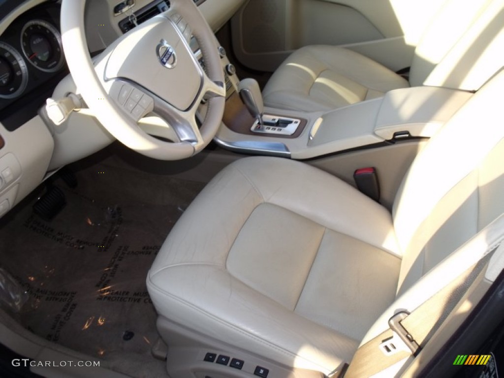 2010 S80 T6 AWD - Caspian Blue Metallic / Sandstone photo #14
