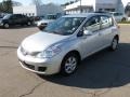 2008 Brilliant Silver Nissan Versa 1.8 S Hatchback  photo #3