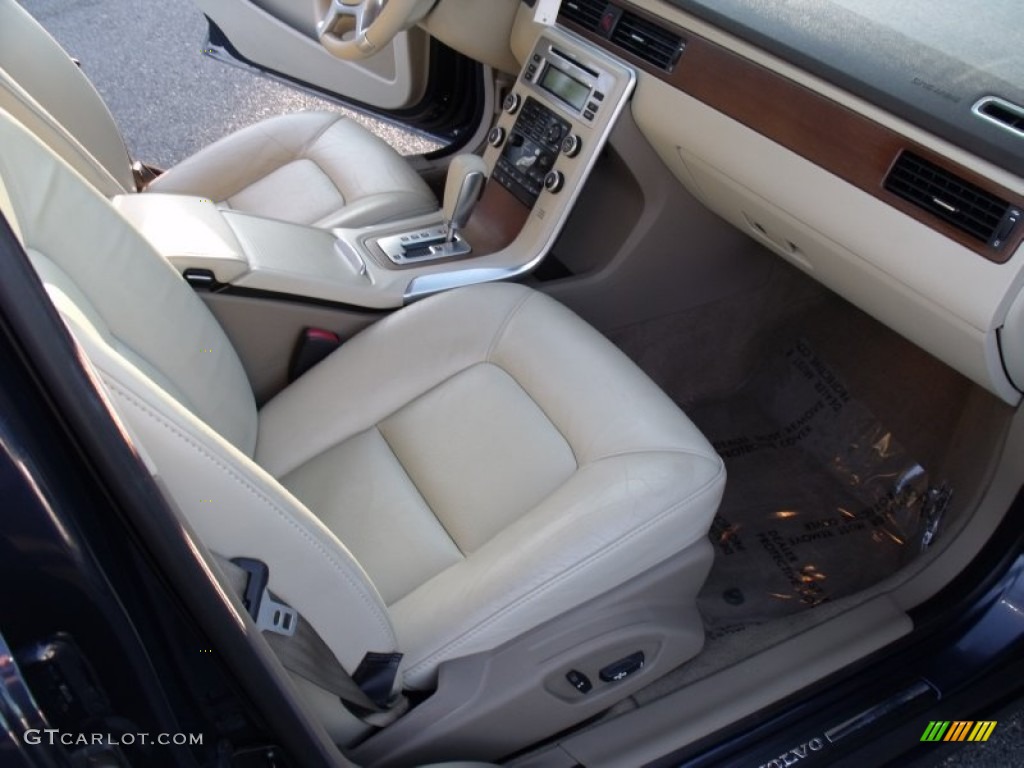 2010 S80 T6 AWD - Caspian Blue Metallic / Sandstone photo #17