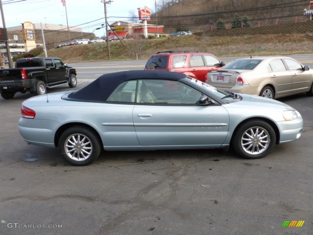 Sterling Blue Satin Glow 2001 Chrysler Sebring Limited Convertible Exterior Photo #60438932