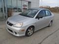 2005 Silky Silver Metallic Suzuki Aerio S Sedan  photo #2