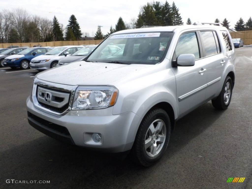 Alabaster Silver Metallic 2011 Honda Pilot EX 4WD Exterior Photo #60439238