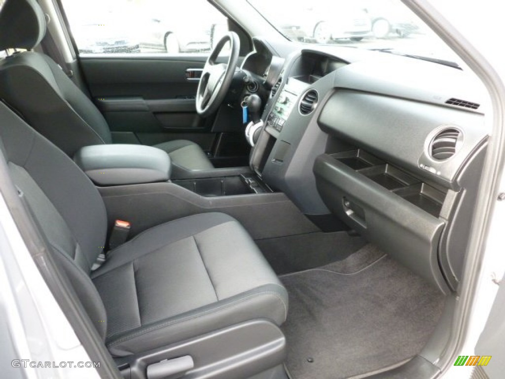 Black Interior 2011 Honda Pilot EX 4WD Photo #60439301